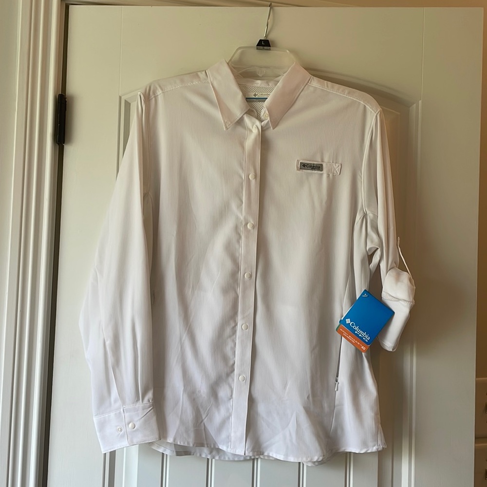 NWT Large Columbia PFG Omni-shade long sleeve shirt